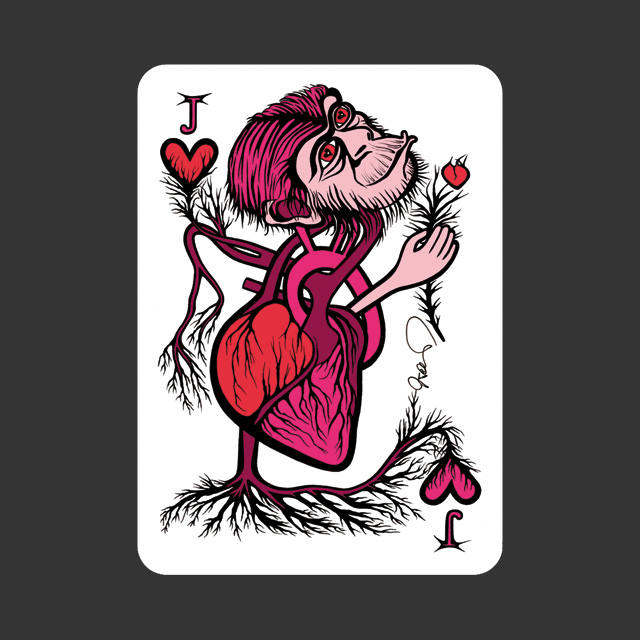Heart J by Viola Welker